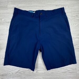 Castaway Men's Shorts Nantucket Island Navy Blue 38 Performance‎ Stretch Golf